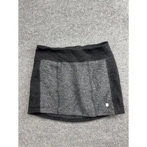 Kuhl Skirt Womens Small Gray Fleece Lined Pull On Casual Mini Outdoor Warm